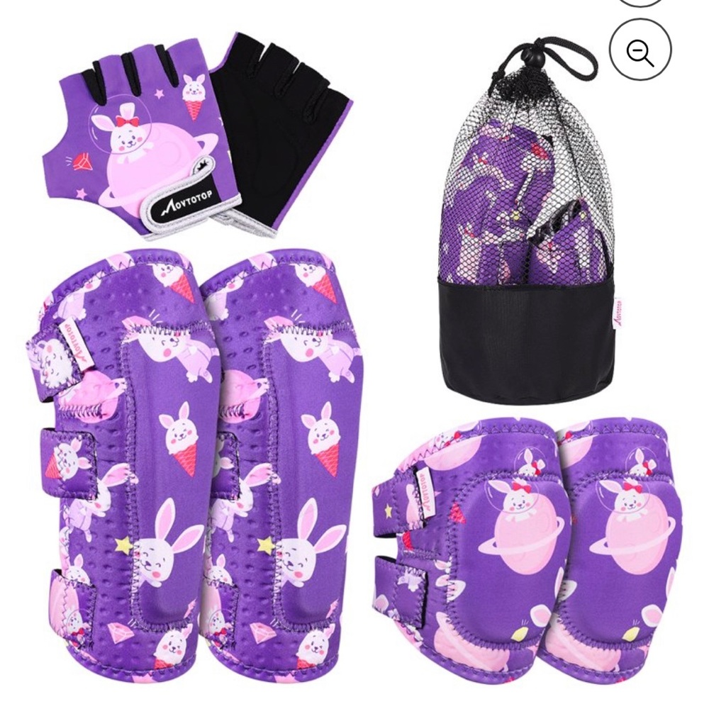 Movtotop S/M protective gear knee pads, gloves, elbow pads.